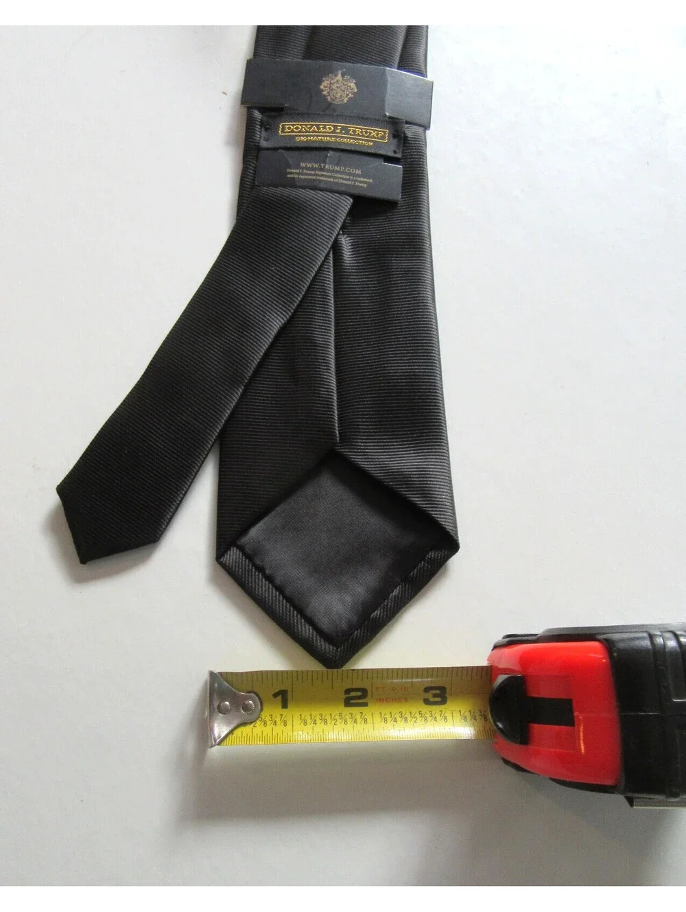 Donald J. Trump black ribbed